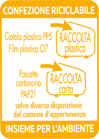 Confezione riciclabile - la Fagiolata DimmidiSì