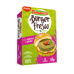 Burger fresco con spinaci e patate DimmidiSì