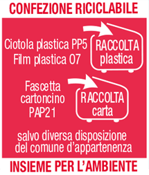 Confezione riciclabile Zuppa con Farro e Pomodoro